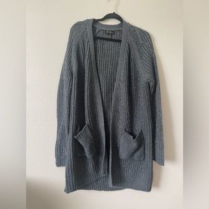 Jessica Simpson long chunky sweater open cardigan size extra large